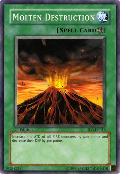 Molten Destruction (SD3-EN016) [Structure Deck: Blaze of Destruction]