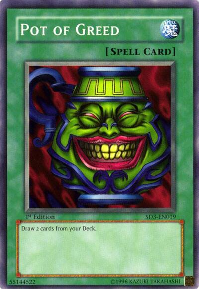 Pot of Greed (SD3-EN019) [Structure Deck: Blaze of Destruction]