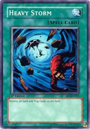 Heavy Storm (SD3-EN021) - Structure Deck: Blaze of Destruction 1st Edition