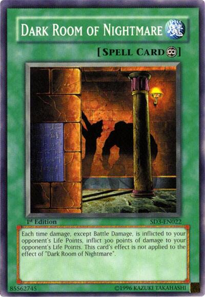 Dark Room of Nightmare (SD3-EN022) [Structure Deck: Blaze of Destruction]
