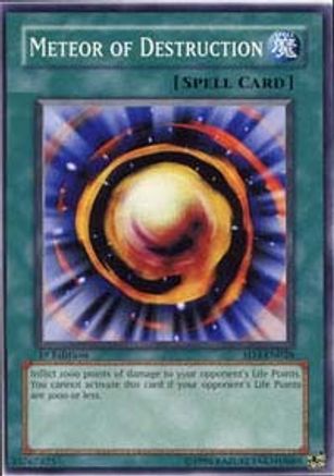 Meteor of Destruction (SD3-EN026) - Structure Deck: Blaze of Destruction 1st Edition