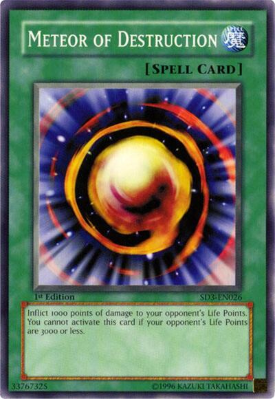 Meteor of Destruction (SD3-EN026) [Structure Deck: Blaze of Destruction]