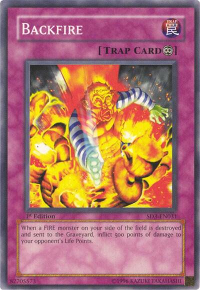 Backfire (SD3-EN031) [Structure Deck: Blaze of Destruction]