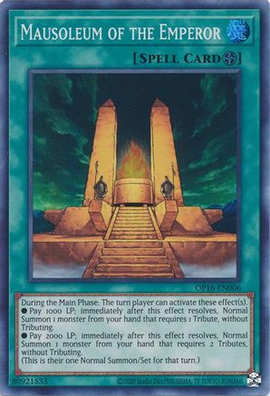 Mausoleum of the Emperor (OP16-EN006) - OTS Tournament Pack 16 Unlimited
