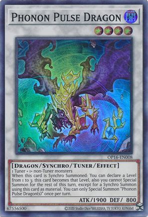 Phonon Pulse Dragon (OP16-EN008) - OTS Tournament Pack 16 Unlimited