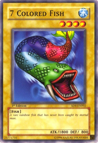 7 Colored Fish (SD4-EN002) [Structure Deck: Fury from the Deep]