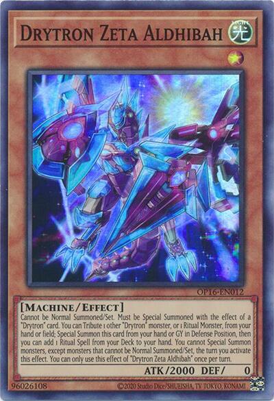 Drytron Zeta Aldhibah (OP16-EN012) [OTS Tournament Pack 16]