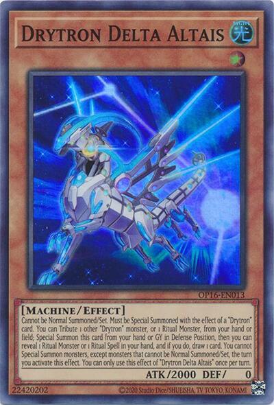 Drytron Delta Altais (OP16-EN013) [OTS Tournament Pack 16]