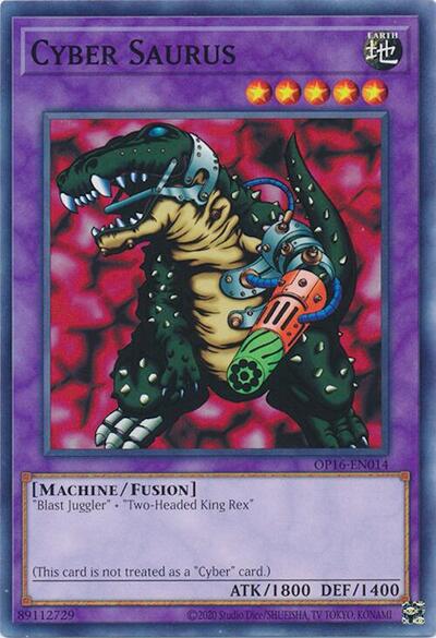 Cyber Saurus (OP16-EN014) [OTS Tournament Pack 16]