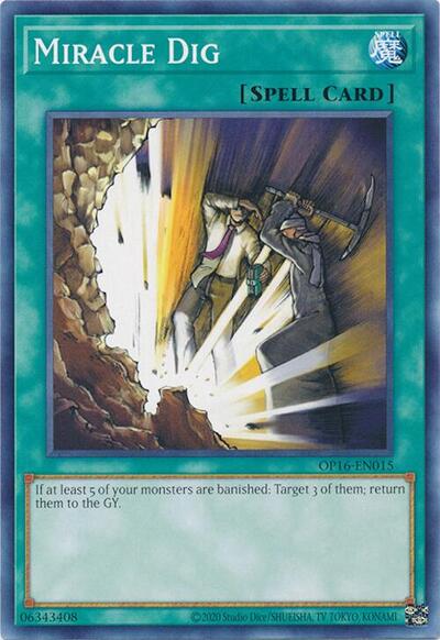 Miracle Dig (OP16-EN015) [OTS Tournament Pack 16]