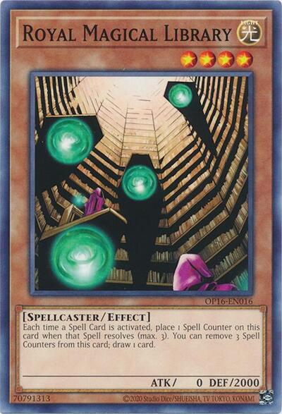 Royal Magical Library (OP16-EN016) [OTS Tournament Pack 16]