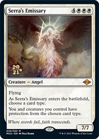 Serra's Emissary (30) [Prerelease Cards]
