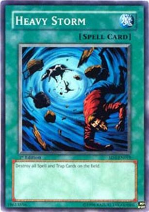 Heavy Storm (SD4-EN019) - Structure Deck: Fury from the Deep 1st Edition