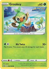Grookey (016/198) [SWSH06: Chilling Reign]