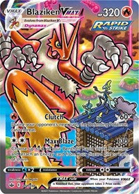 Blaziken VMAX (Alternate Art Secret) (201/198) [SWSH06: Chilling Reign]