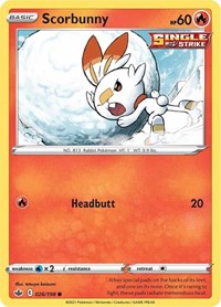 Scorbunny (026/198) [SWSH06: Chilling Reign]