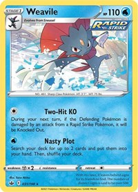 Weavile (031/198) [SWSH06: Chilling Reign]