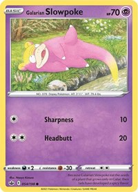Galarian Slowpoke (054/198) [SWSH06: Chilling Reign]