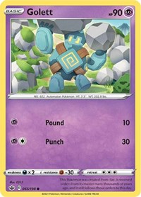 Golett (065/198) [SWSH06: Chilling Reign]