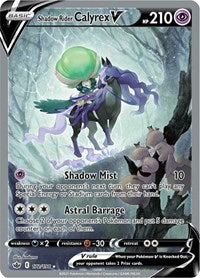 Shadow Rider Calyrex V (Alternate Full Art) (172/198) [SWSH06: Chilling Reign]