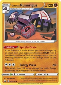 Galarian Runerigus (083/198) [SWSH06: Chilling Reign]