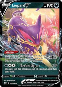 Liepard V (104/198) [SWSH06: Chilling Reign]