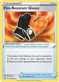 Fire-Resistant Gloves (138/198) [SWSH06: Chilling Reign]