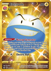Electrode (Secret) (222/198) [SWSH06: Chilling Reign]