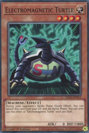 Electromagnetic Turtle (EGS1-EN013) - Egyptian God Deck: Slifer the Sky Dragon Unlimited