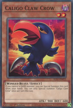 Caligo Claw Crow (EGS1-EN012) - Egyptian God Deck: Slifer the Sky Dragon Unlimited