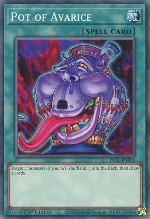 Pot of Avarice (EGS1-EN026) - Egyptian God Deck: Slifer the Sky Dragon 1st Edition
