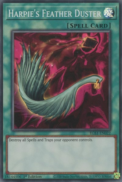 Harpie's Feather Duster (EGS1-EN022) [Egyptian God Deck: Slifer the Sky Dragon]