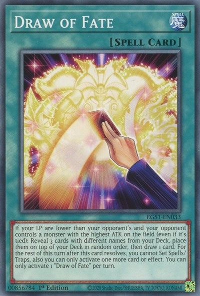Draw of Fate (EGS1-EN033) [Egyptian God Deck: Slifer the Sky Dragon]