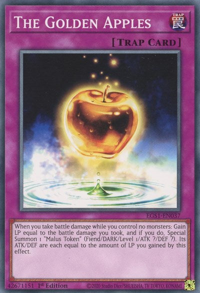 The Golden Apples (EGS1-EN037) [Egyptian God Deck: Slifer the Sky Dragon]