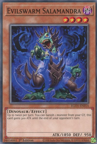 Evilswarm Salamandra (EGO1-EN014) [Egyptian God Deck: Obelisk the Tormentor]