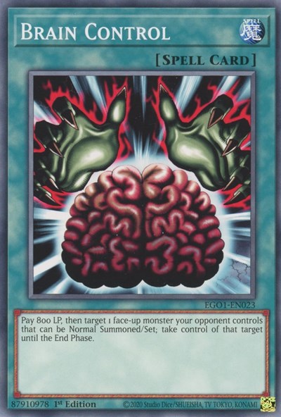 Brain Control (EGO1-EN023) [Egyptian God Deck: Obelisk the Tormentor]