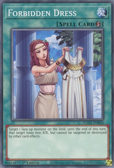 Forbidden Dress (EGO1-EN030) [Egyptian God Deck: Obelisk the Tormentor]