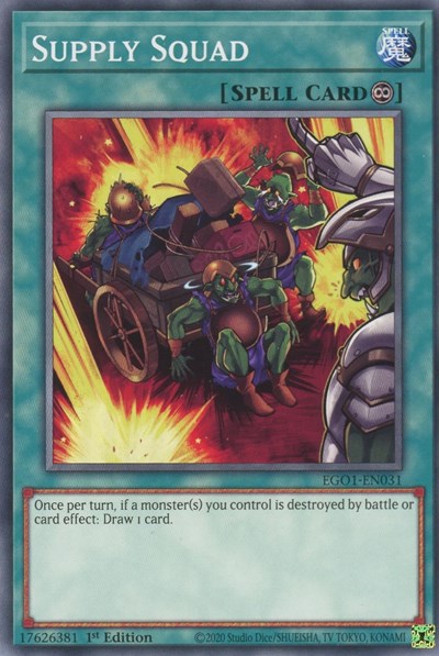 Supply Squad (EGO1-EN031) [Egyptian God Deck: Obelisk the Tormentor]