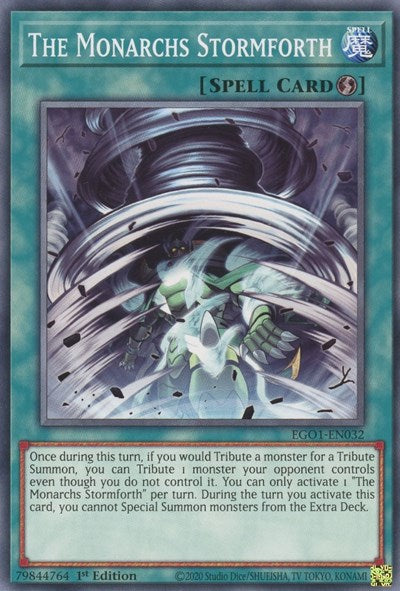 The Monarchs Stormforth (EGO1-EN032) [Egyptian God Deck: Obelisk the Tormentor]