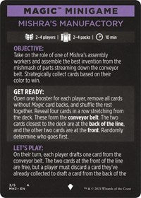 Magic Minigame: Mishra's Manufactory (3) [Modern Horizons 2]