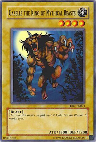 Gazelle the King of Mythical Beasts (DB2-EN071) [Dark Beginning 2]