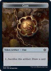 Clue (014) // Beast Double-Sided Token (14 // 9) [Modern Horizons 2]