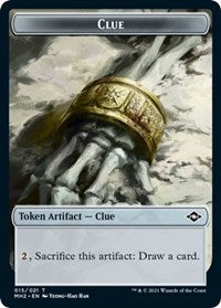 Clue (015) // Thopter Double-Sided Token (15 // 19) [Modern Horizons 2]