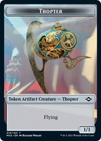 Thopter // Zombie Army Double-Sided Token (19 // 7) [Modern Horizons 2]