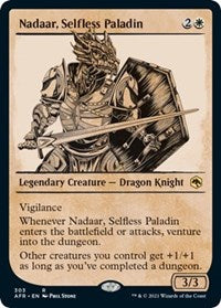 Nadaar, Selfless Paladin (Showcase) (303) [Adventures in the Forgotten Realms]