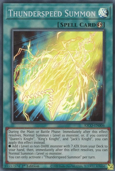 Thunderspeed Summon (KICO-EN006) [King's Court]
