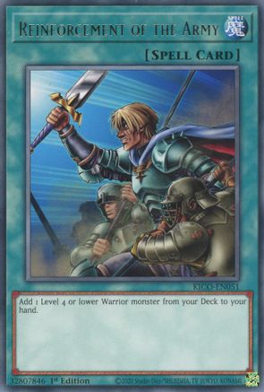 Reinforcement of the Army (KICO-EN051) - King's Court 1st Edition