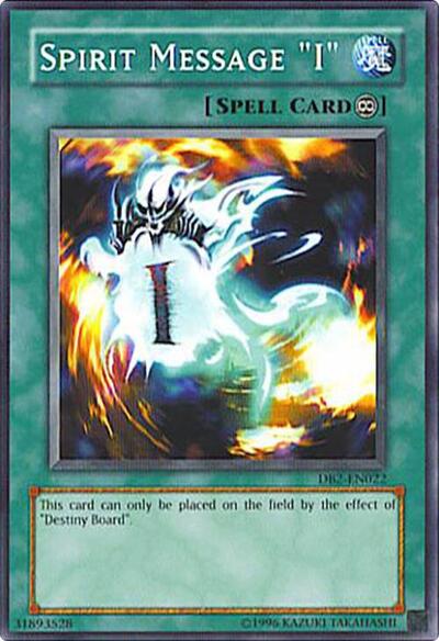 Spirit Message "I" (DB2-EN022) [Dark Beginning 2]