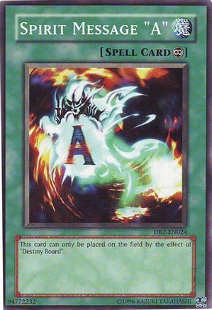 Spirit Message "A" (DB2-EN024) - Dark Beginning 2 Unlimited