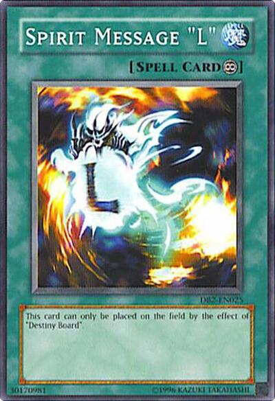 Spirit Message "L" (DB2-EN025) [Dark Beginning 2]